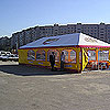 Тентовый павильон - летнее кафе Янтарь